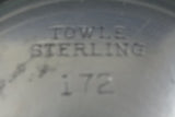 Silver Flutes by Towle Sterling Silver Sauce Boat & Underplate #172 (#0795)