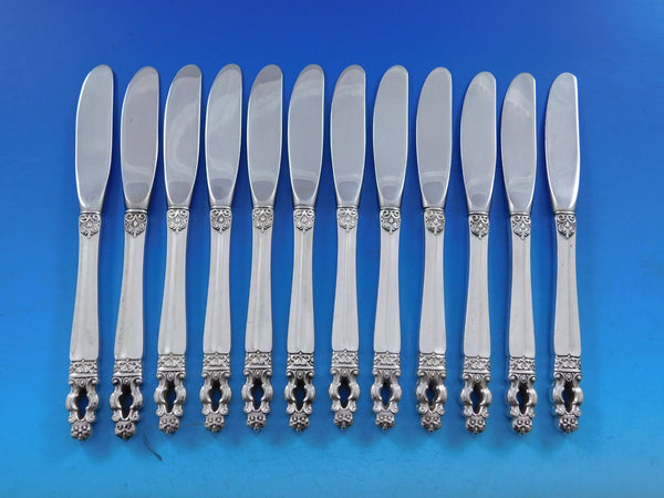 Sovereign Hispana by Gorham Sterling Silver Butter Spreader HH Modern Set 12 pcs