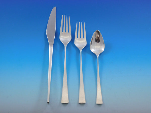 Dimension by Reed & Barton Sterling Silver Flatware Service for 12 Set 54 pcs