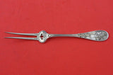 Japanese by Tiffany and Co Sterling Silver Fruit Fork rare pierced  5 3/8"
