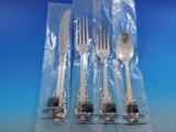 Grande Baroque by Wallace Sterling Silver Flatware Set Service 46 pieces New