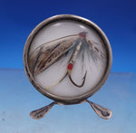 Grey and Co English Estate Sterling Silver Menu Holder w/ Fishing Lure (#6992)