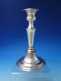 Beaded by LP & Co English Silver and Copper Candlestick Pair c.1930 (#5977)