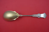Alhambra by Whiting Sterling Silver Berry Spoon Stippled/Frosted Bowl GW 8 7/8"
