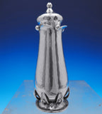 Arts and Crafts Sterling Silver Pepper Shaker Large #98 w/ Leaves Beads (#8928)