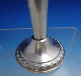 Rogers Sterling Silver Bud Vase Gadroon Border #1980 Weighted 7 1/2" x 4" #8637