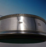 Beaded by LB Limited of London Sterling Silver Coaster Pair with Maple (#4994)