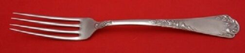 German 800 Silver Art Nouveau Sterling Dinner Fork 8 5/8"