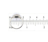 14k Vintage Genuine Natural Diamond Ring Pierced Chased (#J5561)
