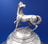 Martin Hall and Co English Victorian Sterling Silver Trophy w/ 3-D Horse (#7577)