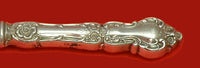 Meadow Rose by Wallace Sterling Silver Steak Carving Knife with Guard 10 1/2"