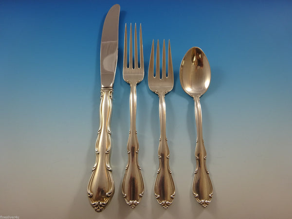 Fontana by Towle Sterling Silver Flatware Set For 8 Service 39 Pieces