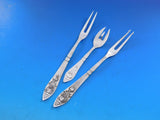 Fuchsia by Georg Jensen Klokke Sterling Flatware Service Set Rare 108 pieces
