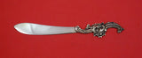 Pattern Unknown by Shiebler Sterling Silver Letter Opener w/ flowers 7 7/8"