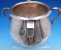 Spanish Colonial Sterling Silver Bowl w/ Two Twisted and Two Plain Handles #7804