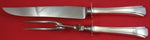 Debutante by Richard Dimes Sterling Silver Steak Carving Set 2-Piece 11 1/4"