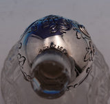 Dominick and Haff Sterling Silver and Cut Glass Perfume Bottle #105A (#9254)