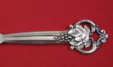 Cohr Sterling Silver Gravy Ladle HHWS w/ Grapes 6 3/4" Serving
