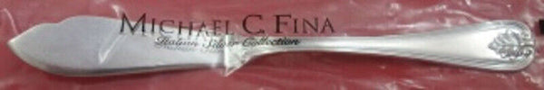 Foglia aka Leaf by Schiavon Italy Sterling Silver Fish Knife FH AS 8 1/4" New