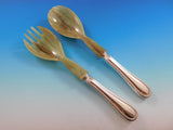 Giorgio by Zaramella Argenti Italy 800 Silver Flatware Set for 10 Dinner 63 Pcs