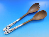 Silver Iris by International Sterling Silver Flatware Set for 12 Service 82 pcs