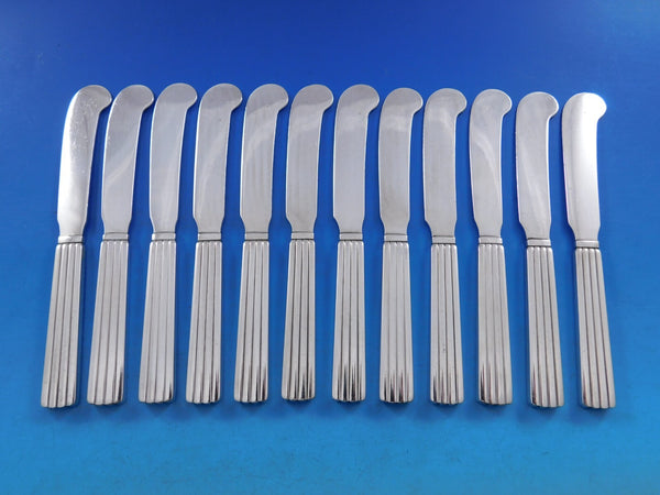 Bernadotte by Georg Jensen Sterling Silver Butter Spreader HH AS Padd Set 12 6"