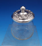 Repousse by Kirk Jam Jelly Jar with Cut Crystal and Sterling Silver Lid  (#0796)