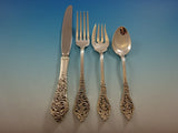 Florentine Lace by Reed and Barton Sterling Silver Flatware Set Service 24 Pcs
