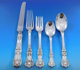 English King by Tiffany & Co Sterling Silver Flatware Set Service 40 pcs Dinner