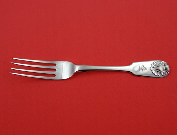 Fiddle and Shell by J. McKay Scottish Sterling Silver Regular Fork c.1835 6 3/4"