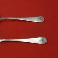 San Juan by Wallace Sterling Silver Salad Serving Set 2pc Original 9" Heirloom