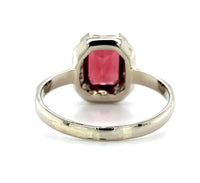 14k White Gold 1.92 Carat Genuine Natural Garnet Ring Size 6.25 (#J5819)