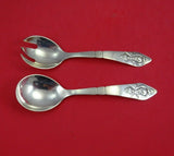 Fuchsia by Georg Jensen Sterling Silver Hors D' Oeuvre Set 2pc 6" Antique
