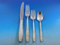 Southern Charm by Alvin Sterling Silver Flatware Set for 12 Service 63 pc Dinner