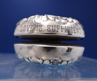 Gorham Sterling Silver Steel Yo-Yo #30 "Love Is Sufficient Unto Love" (#7574)