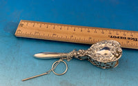 Sterling Art Nouveau Cherub Cupid Tussie Mussie Posey Posy Holder (#J1310)