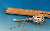Sterling Art Nouveau Cherub Cupid Tussie Mussie Posey Posy Holder (#J1310)