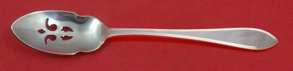 Reeded Edge by Tiffany and Co Sterling Silver Olive Spoon Pierced 5 3/4" Custom