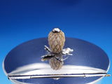 HE Sterling Silver Tea Caddy with Hinged Lid Pineapple Finial 4" x 3" (#4995)