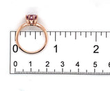 14k Rose Gold 1.92 Carat Pink Genuine Natural Spinel Solitaire Ring (#J7321)