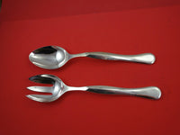 Eccentrica by Rosenthal Bulgari Sterling Silver Salad Set massive 10.5oz 9 1/2"