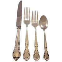 American Classic by Easterling Sterling Silver Flatware Set for 6 Service 24 Pcs