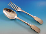 1810 Italian 800 Silver Flatware Set for 12 Service 77 pieces fitted box Dinner