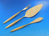 Kopenhagen Gold by Wmf 800 Silver Flatware Service 12 Dinner Set 65 Pcs Modern