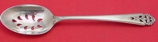 Queen's Lace by International Sterling Silver Serving Spoon Pcd 9-Hole Custom