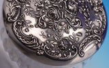 Gorham Sterling Silver Powder Jar with Cut Crystal Roses GW S3235 (#9147)