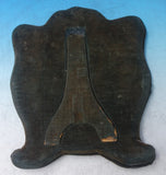 Black Starr and Frost Sterling Silver Mirror Heart Frame 5 1/4" x 5" (#6190)