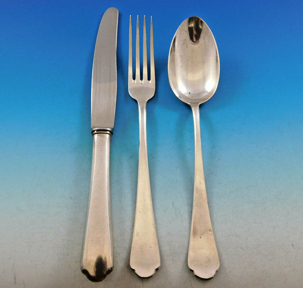 Foxhead Hungarian 800 Silver Flatware Set Service 18 pieces Dinner Size