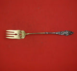 Les Six Fleurs by Reed and Barton Sterling Silver Meat Fork GW 4-Tine Pierced 9"