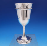 Meadow Rose by Wallace Sterling Silver Water Goblet GW #B323 7" x 3 1/4" (#8101)